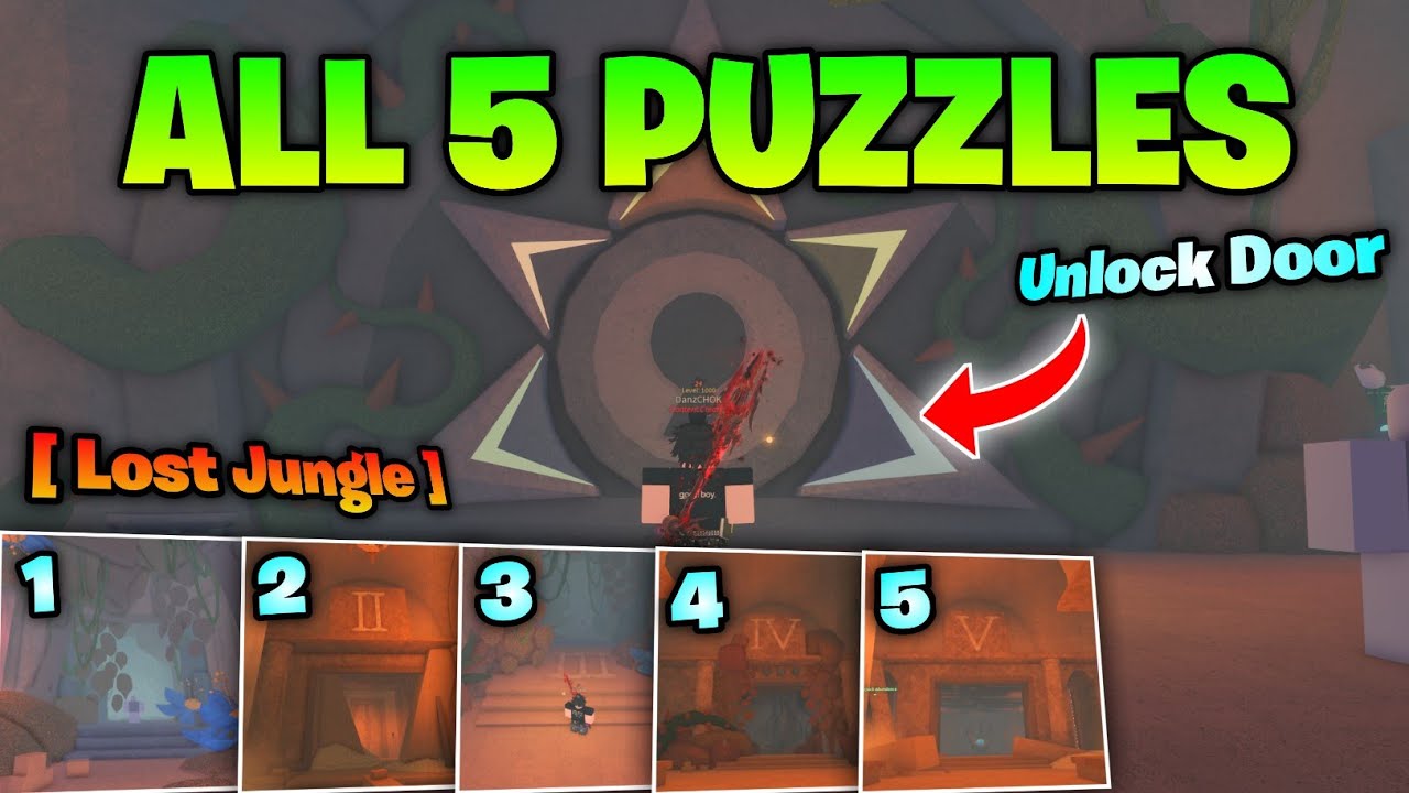 How to Complete 5 Puzzle Forgotten Temple Fisch - Jungle Temple