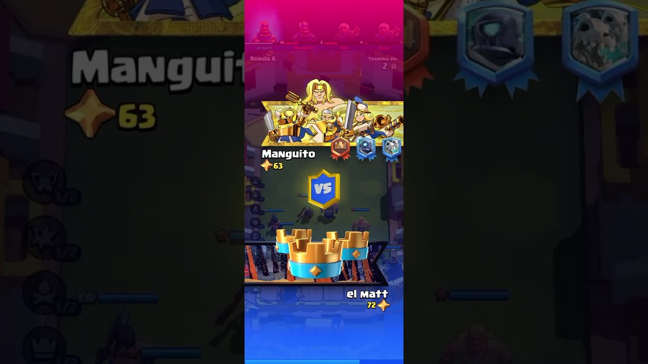 Buscando la victoria en la liga de Clash royale