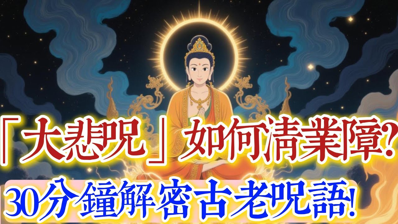 30 分鐘解密大悲咒：觀音菩薩的慈悲密碼，古老咒語如何清除業障？