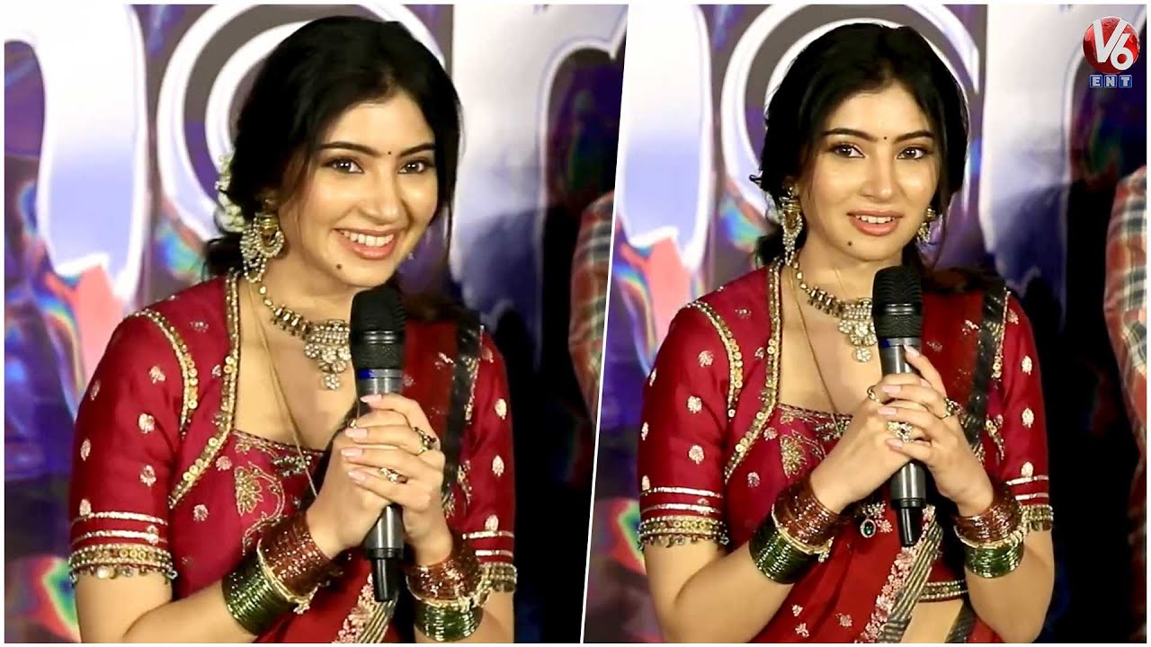 Actress Sara Arjun Speech @ Euphoria Movie Trailer Launch Event | V6Ent