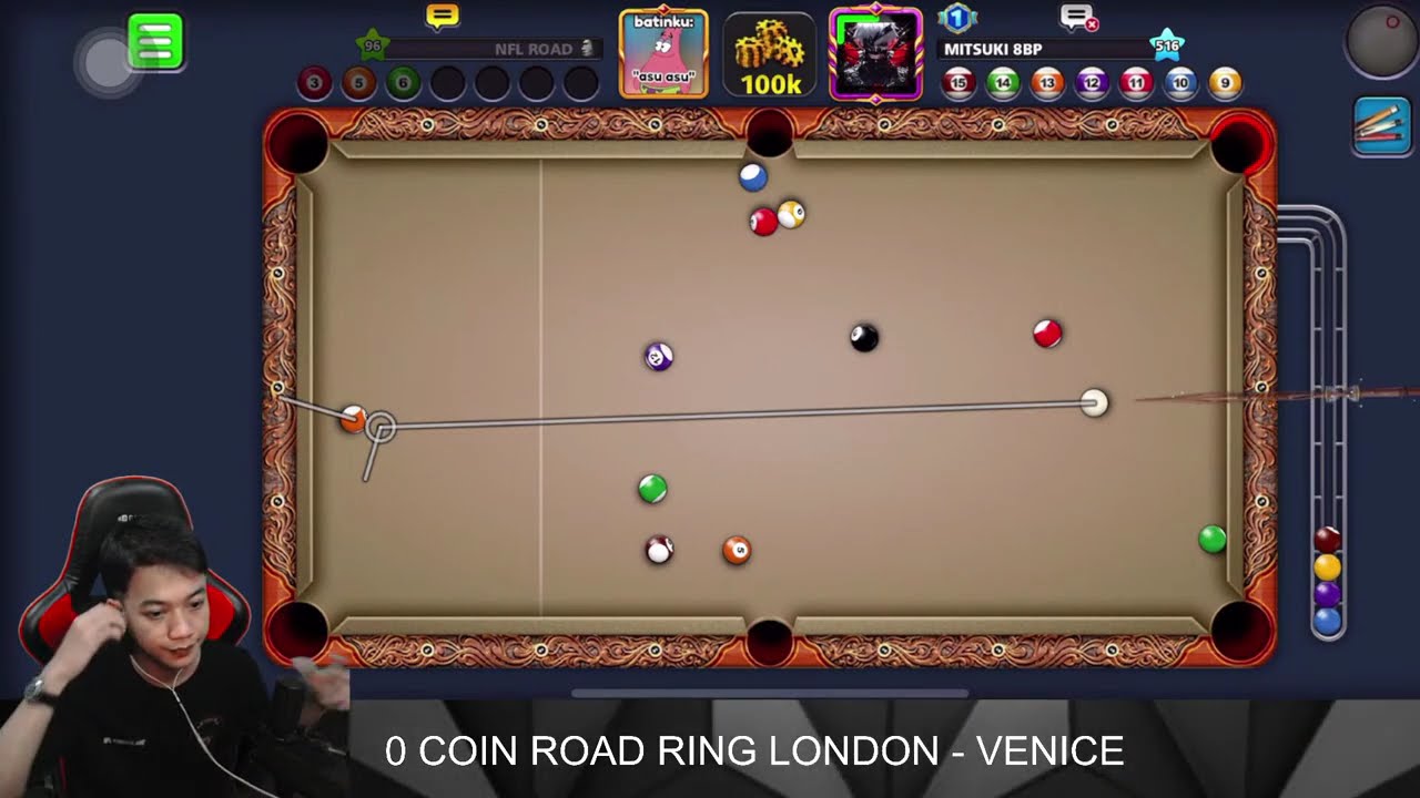 NFL Ronggolawe 8BP 8 Ball Pool LONDON to BERLIN ROAD 100m