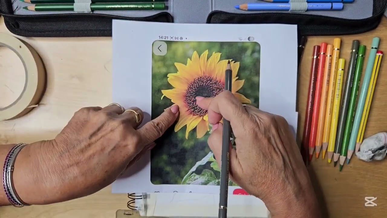 COME DISEGNARE UN GIRASOLE - TUTORIAL FACILE PER PRINCIPIANTI ASSOLUTI