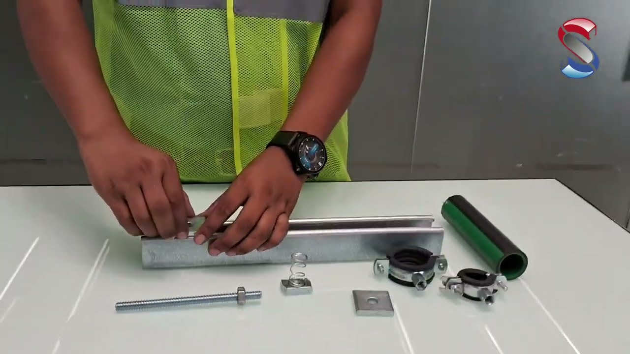 Rubber Lined Pipe Clamp || Strut Accessories || Strut Support System
