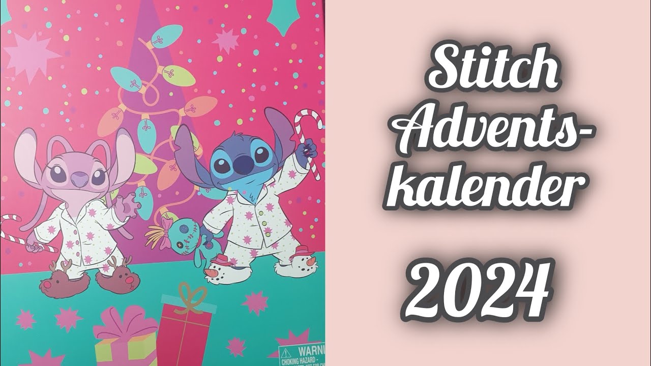 Stitch Adventskalender 2024* Stationary* Mein Sohn und ich öffnen alle 24 Türchen💕💕💕