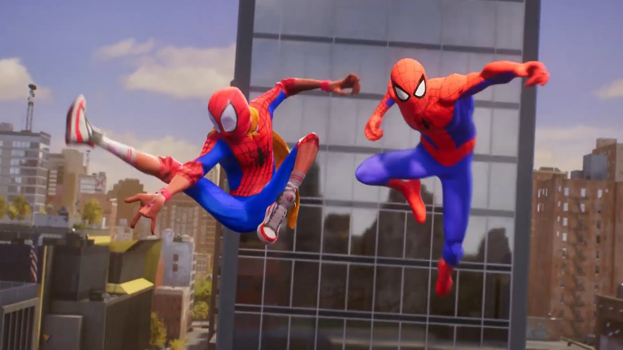 Marvel's Spider-Man 2 — геймплей костюмов Spider-Verse
