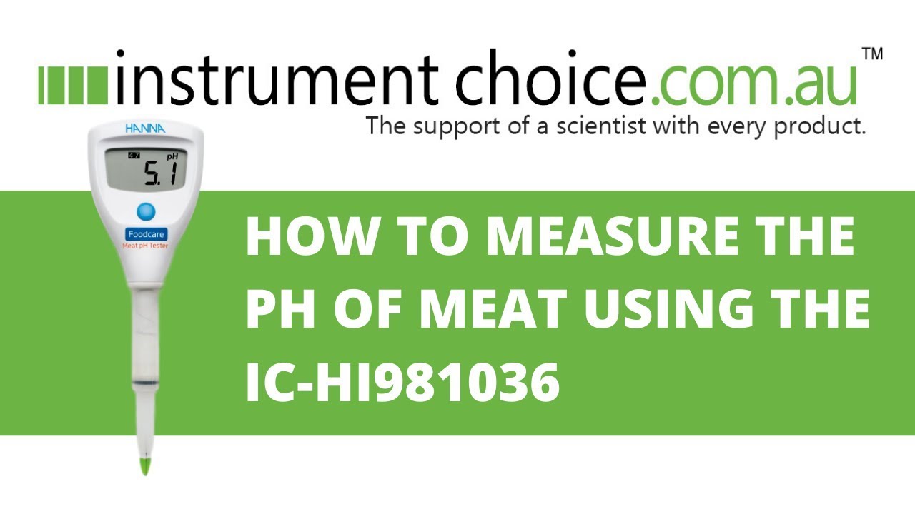 How to Measure the pH of Meat Using the IC-HI981036 Meat pH Tester