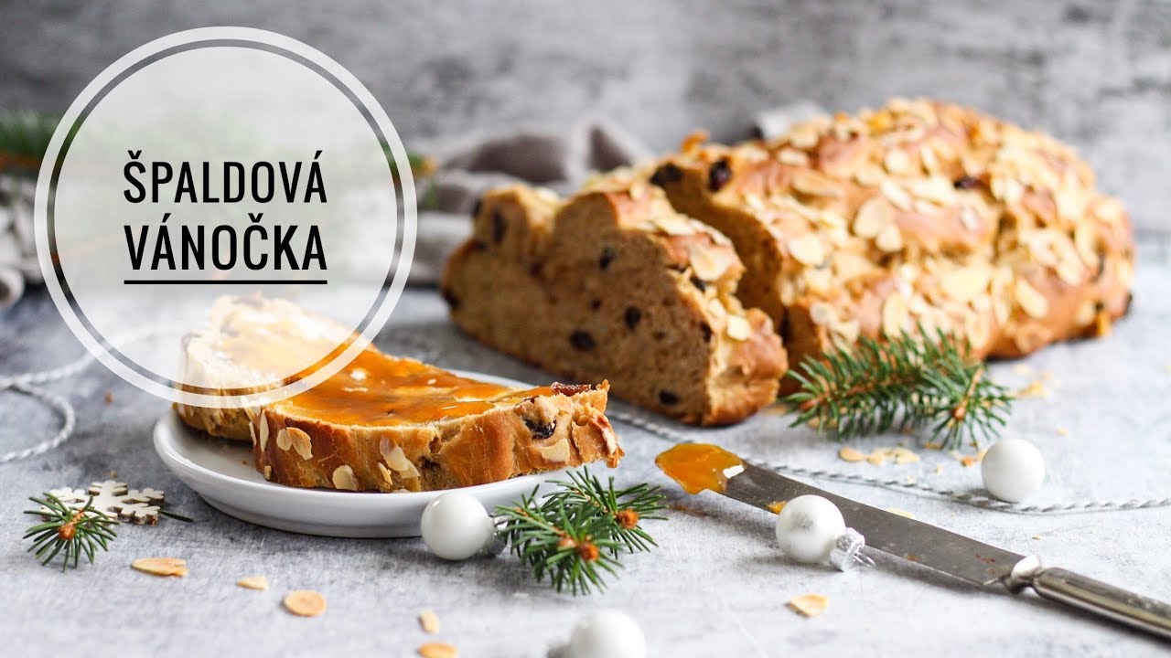 ŠPALDOVÁ VÁNOČKA | recept - vegan | MaruškaVEG