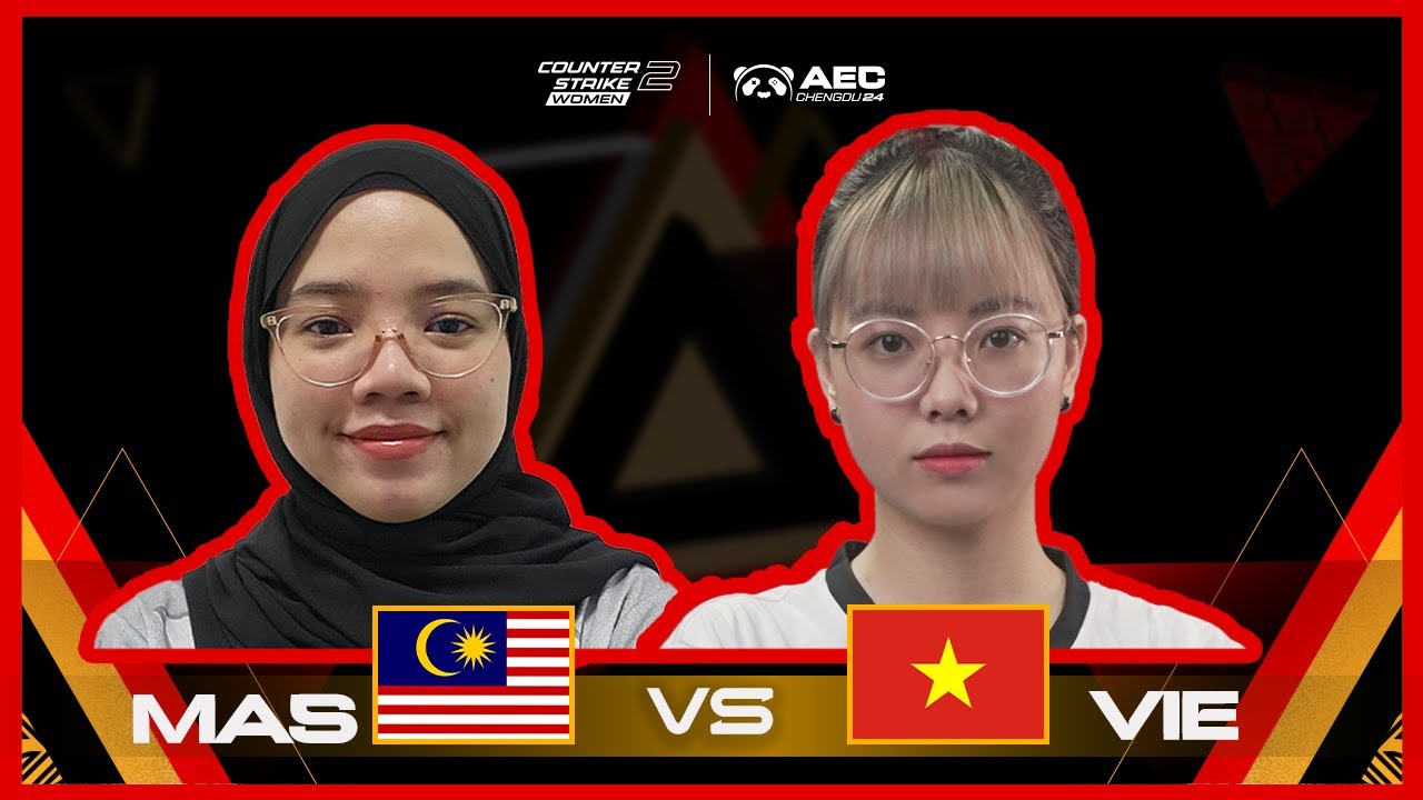 CS 2 WOMEN | Malaysia vs Vietnam - GROUP STAGE | IESF ASIA REGIONAL QUALIFIERS 2024