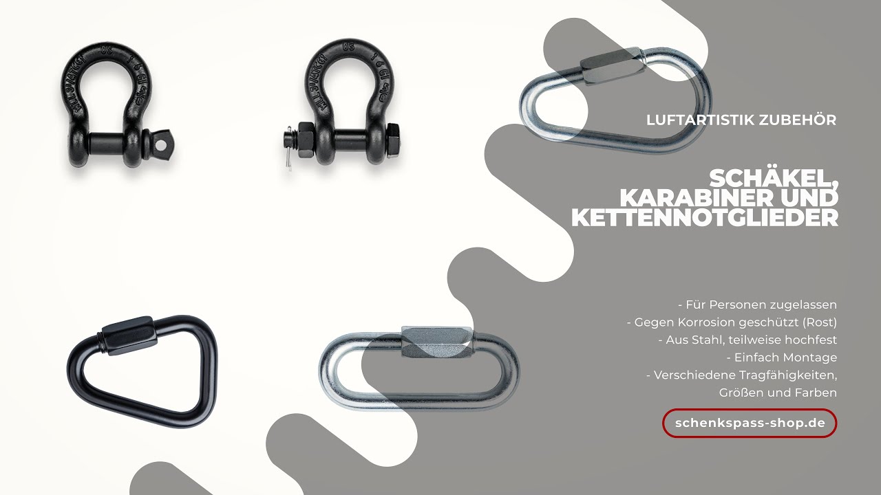 Sch&auml;kel und Karabiner I Wie schaffe ich eine sichere Verbindung mit hoher Tragf&auml;higkeit?