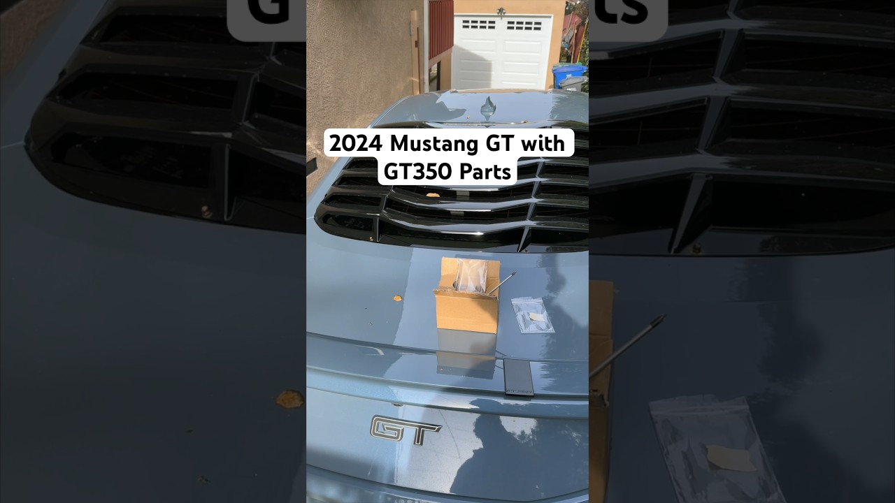 2024 Mustang GT with GT350 Parts
