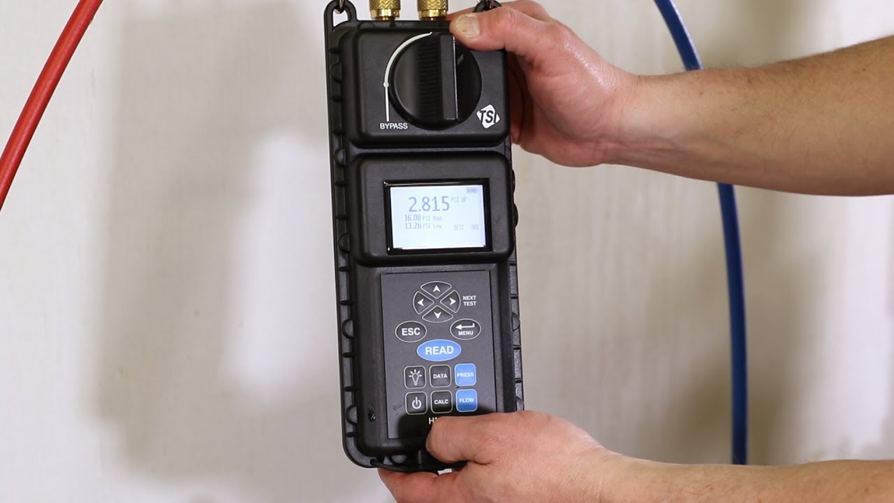 TSI Hydronic Manometers – Taking Measurements