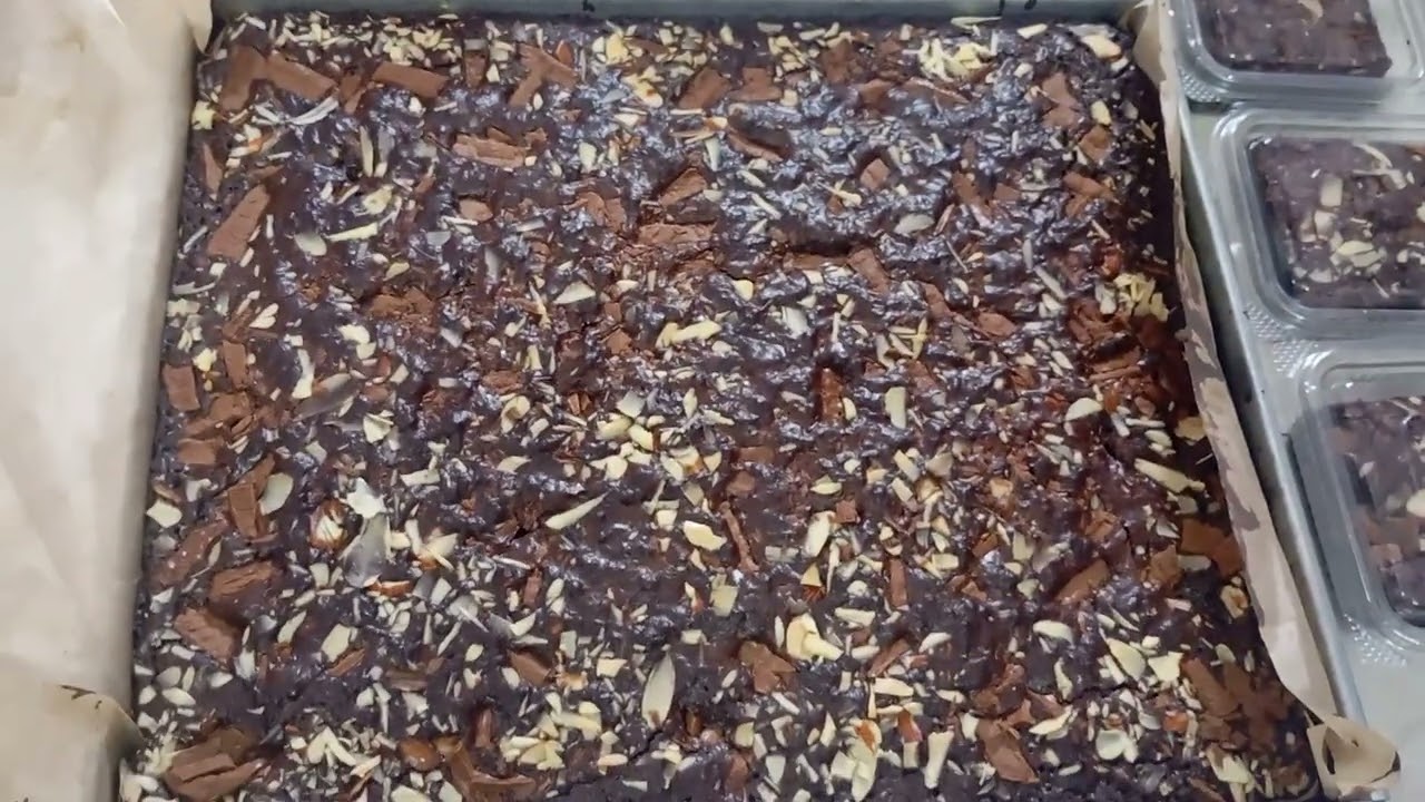 Ragi double chocolate brownie ....