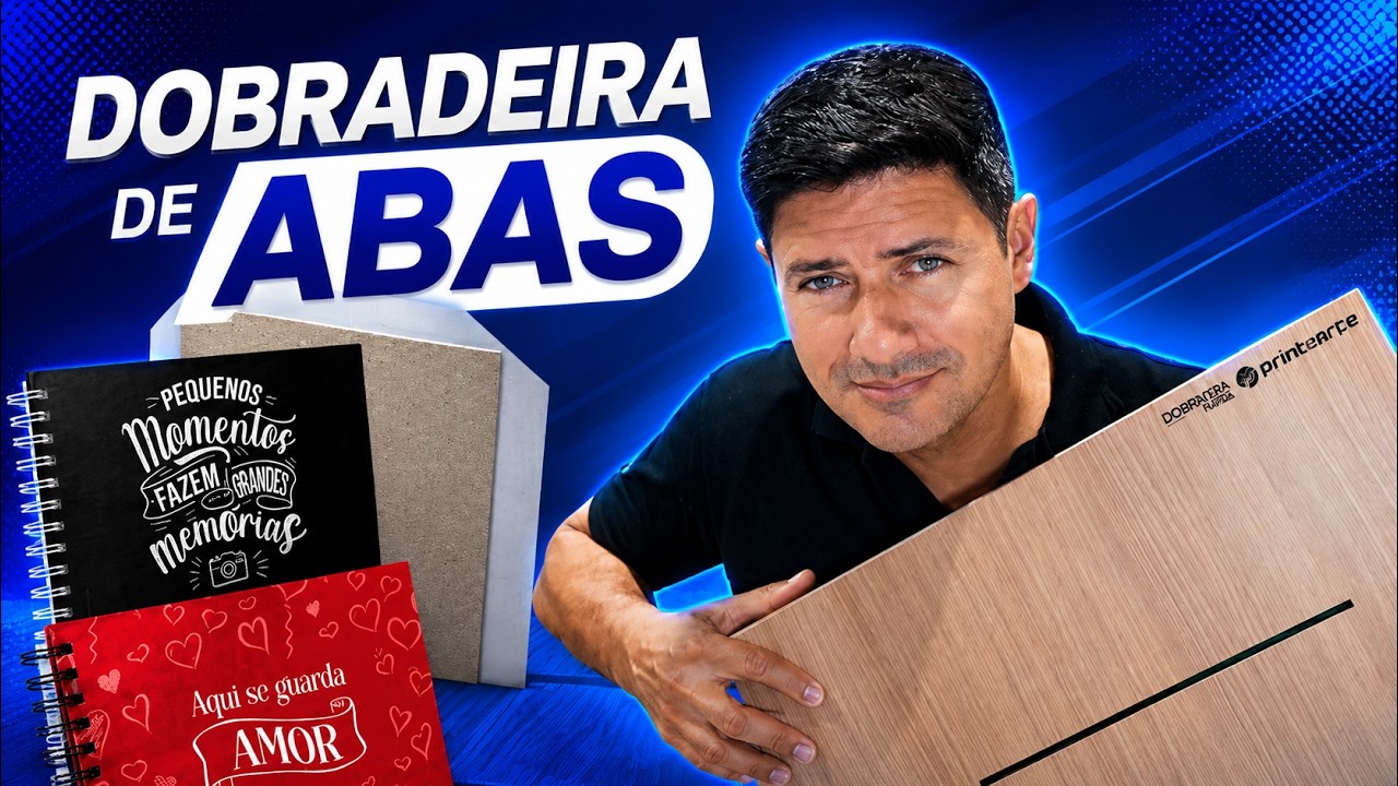 DOBRADEIRA DE ABAS PARA CAPA DURA | Produção de Cadernos e Agendas