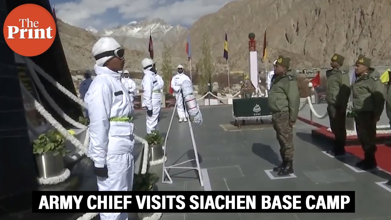 Army Chief General Manoj Pande visits Siachen Base Camp