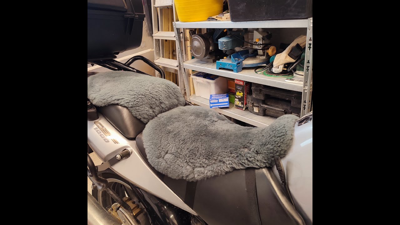 Do sheepskin seat covers work on a motorcycle?