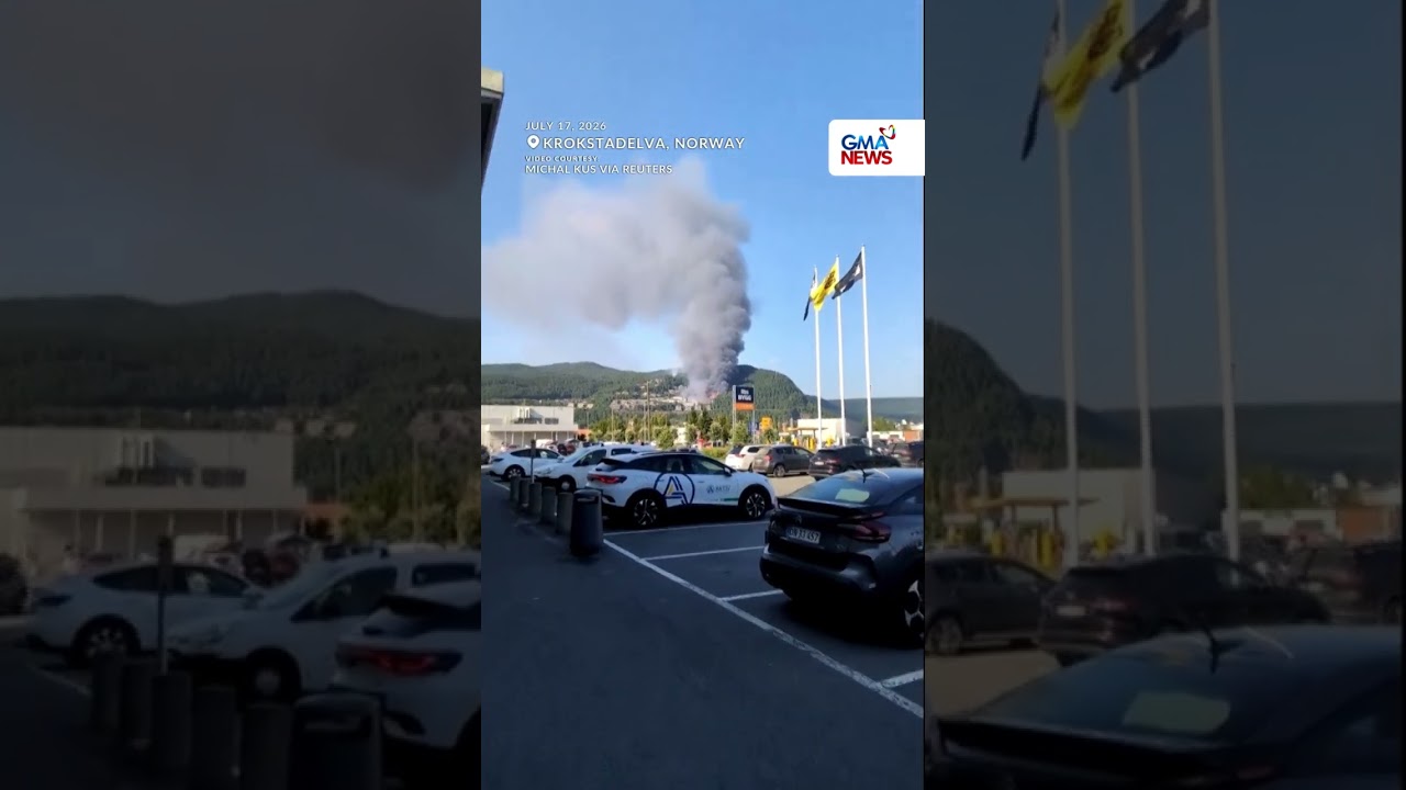Footage showing burning buildings in Norway | GMA News