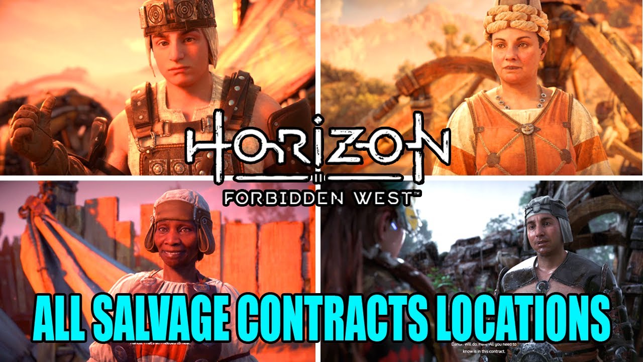 Horizon Forbidden West: All Salvage Contracts Locations & Reward
