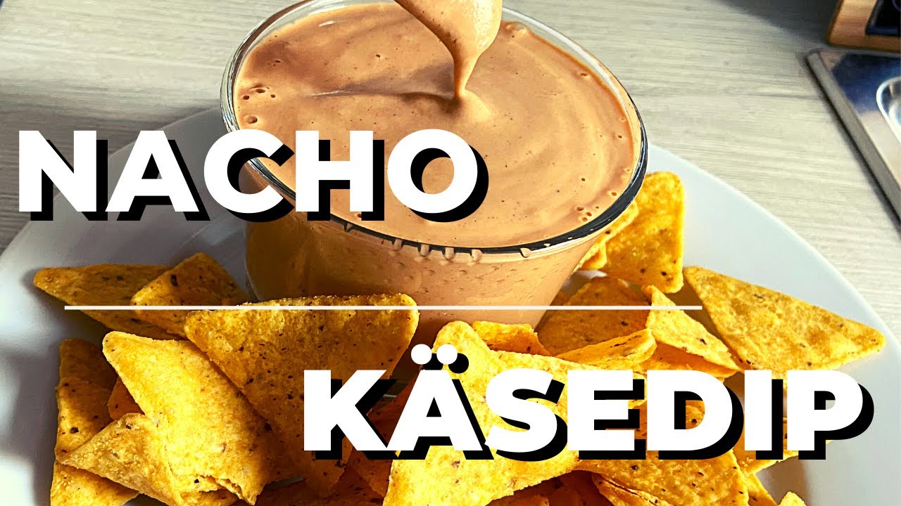 NUR 5 MINUTEN Nacho Käsedip - vegane Käsesoße - gesundes einfaches schnelles Rezept
