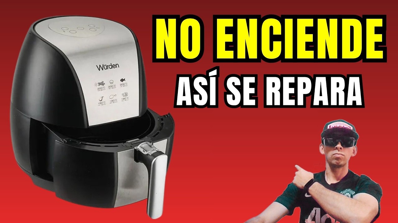 CÓMO REPARAR UNA AIRFRYER QUE NO ENCIENDE #viralvideo #electricidad #diy #mantenimiento #tips