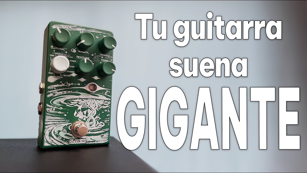 Sonido GIGANTE en tu GUITARRA con este pedal