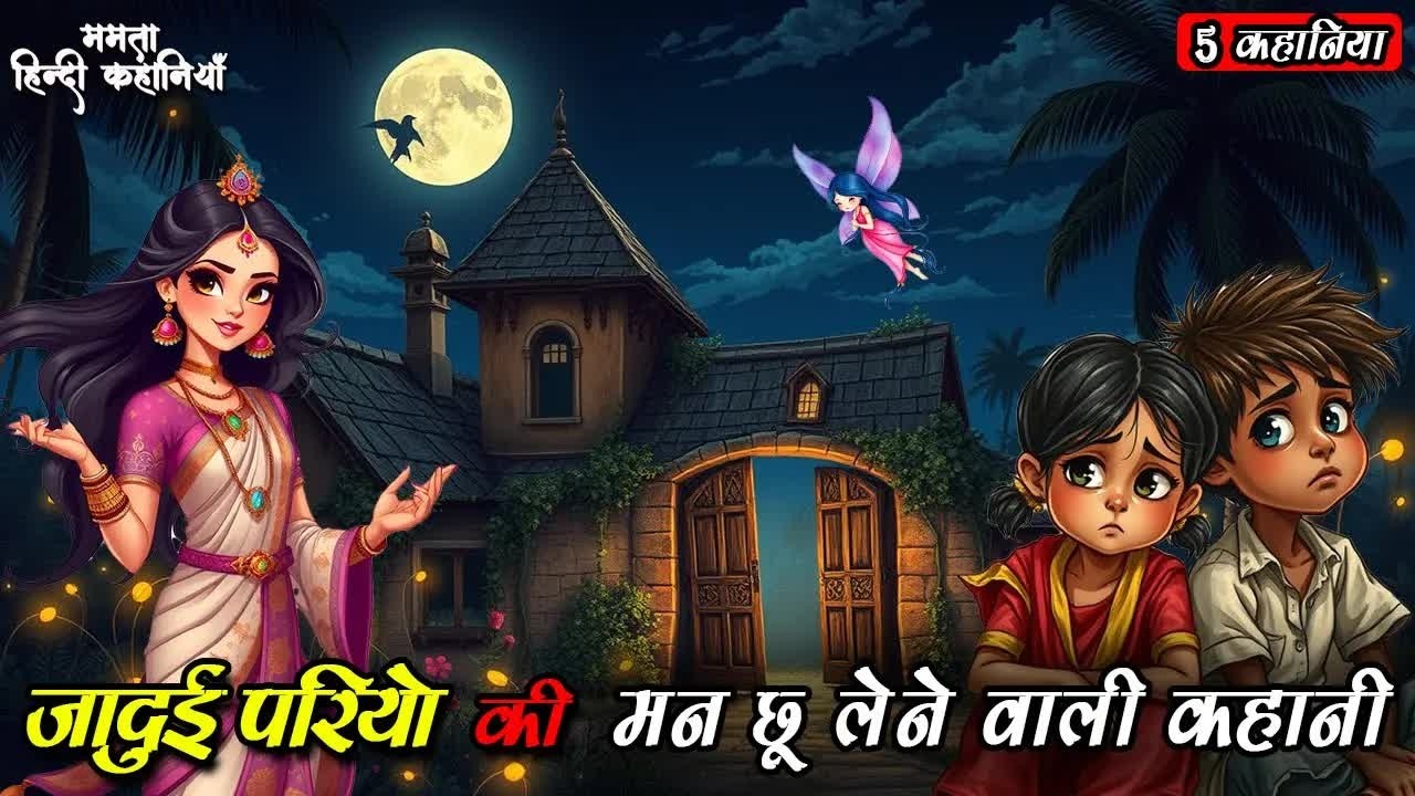 🔴जादुई परियों की मन छु लेने वाली कहानी⧸ हिंदी कहानिया ⧸ ममता हिंदी कहानी ⧸ मोरल स्टोरी ⧸ BED TIME.