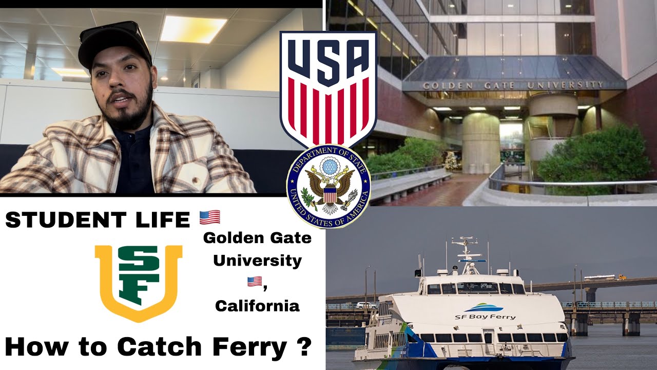 Golden Gate University,SF🇺🇸/Spring Classes/Ferry Ride from Vallejo/International student