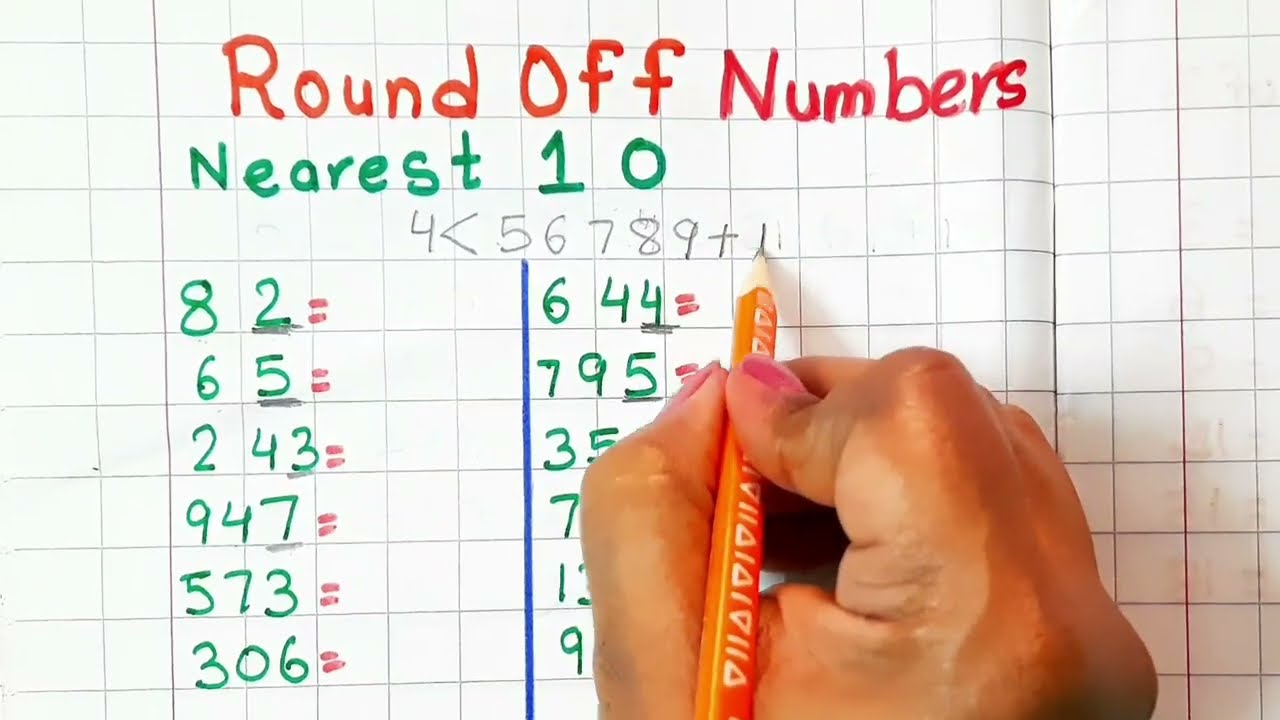 Round off। Round off the following numbers nearest to the 10 ।Round off Numbers Examples