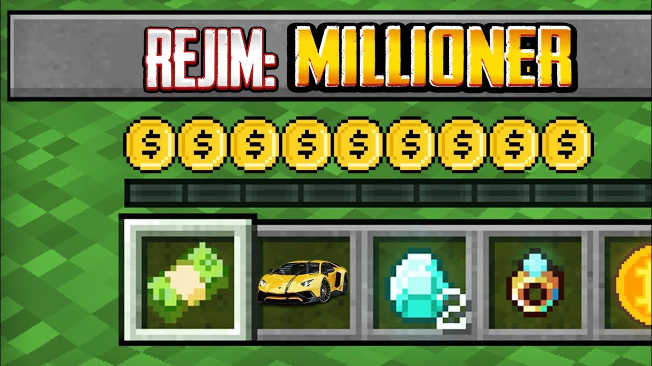 🤑1 KUN MILLUONER BOʻLIB YASHAB QOʻRDIM | MINECRAFT UZBEK TILIDA