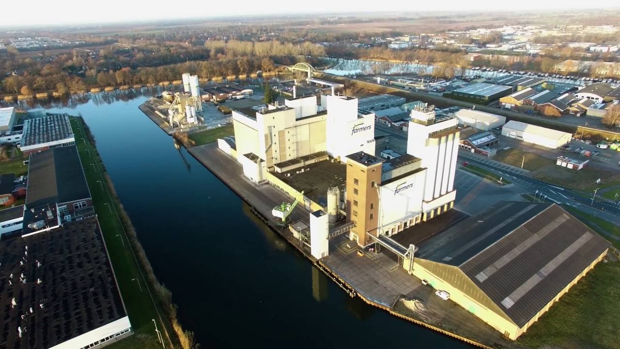 4K drone beelden Trein, Twentekanaal & Aalderinkshoek Almelo