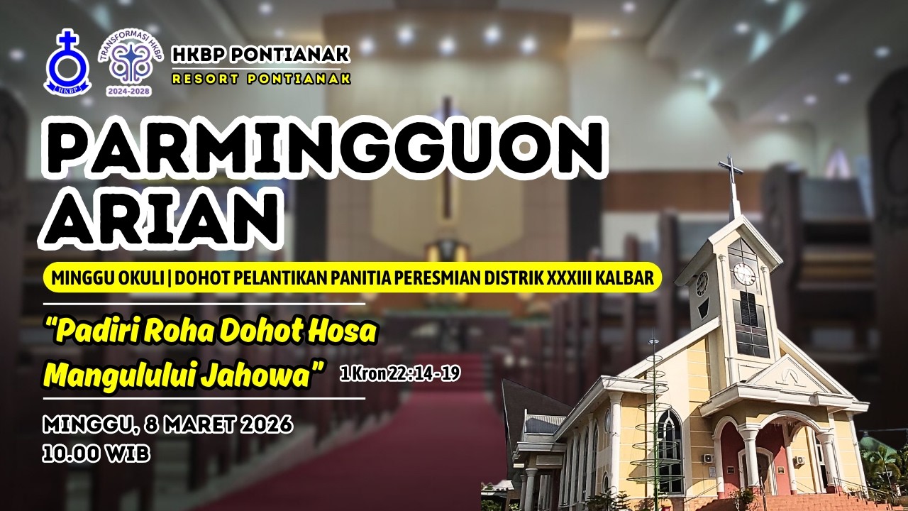 Parmingguon Arian | 8 Maret 2026 | pkl. 10.00 WIB