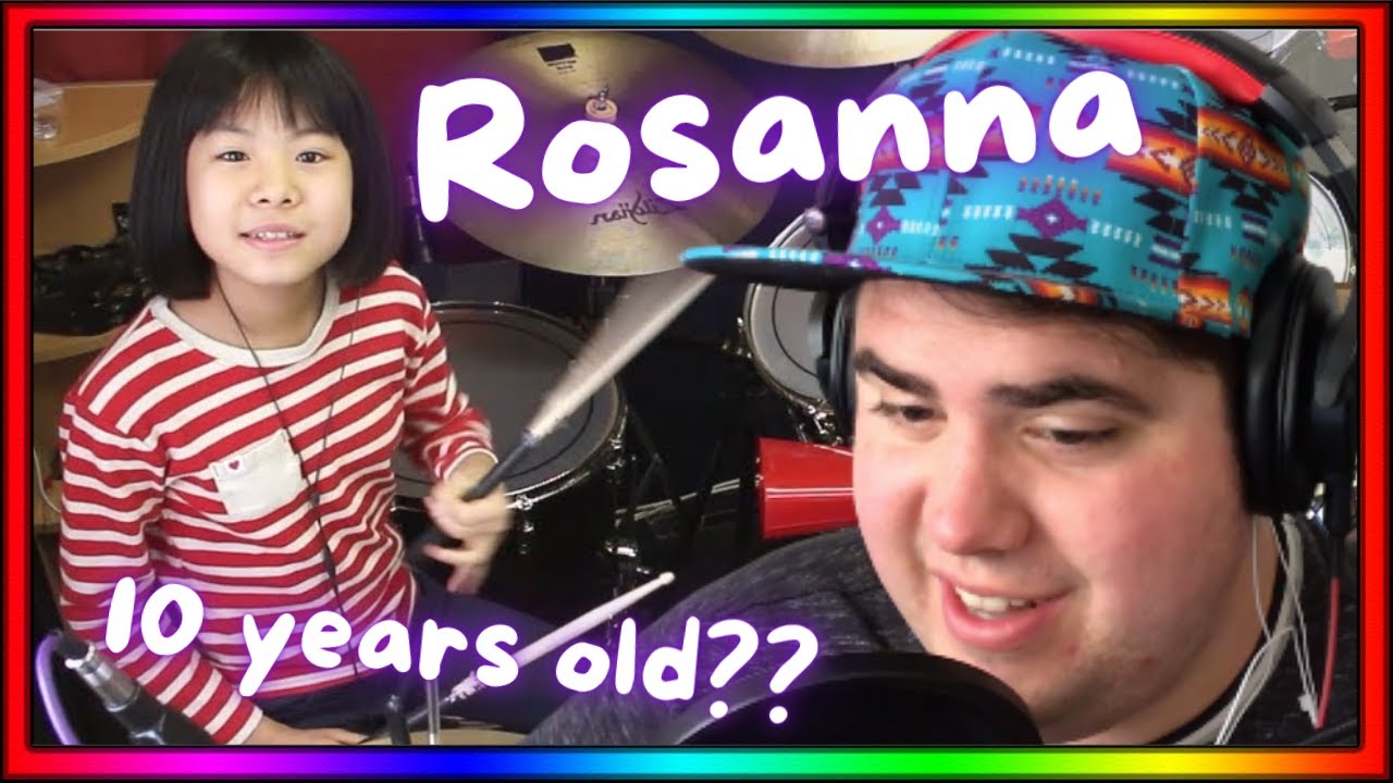 29 year old former kid drummer REACTS to 10yo Yoyoka 'Rosanna' cover