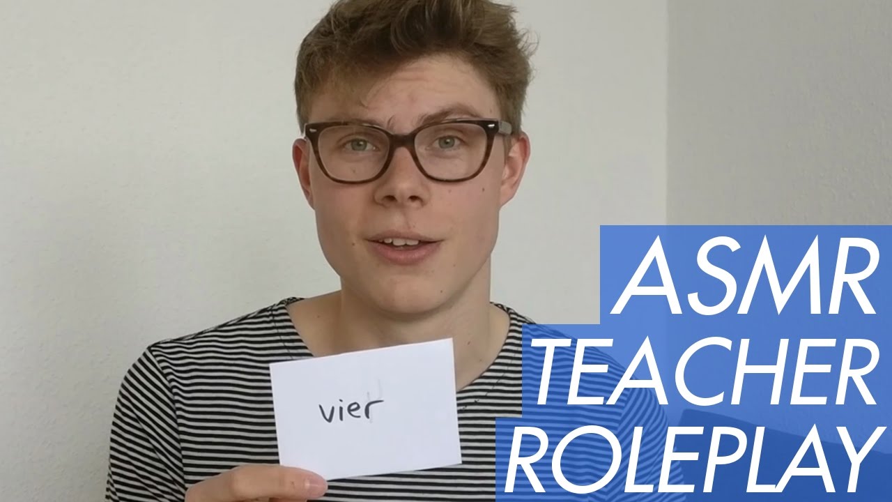 ASMR - German Teacher Role Play - Soft Spoken Male Voice