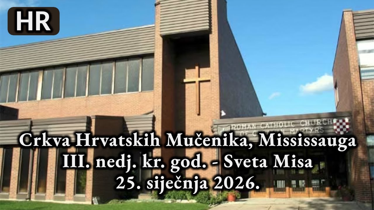 Nedjelja, 25. siječnja, 2026.; III. nedj. kr. god. - Sveta Misa