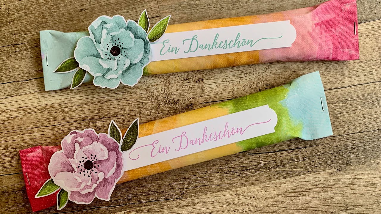 längliches Regenbogen Goodie - 5 Min. Projekt mit Farben des Glücks von Stampin' Up!