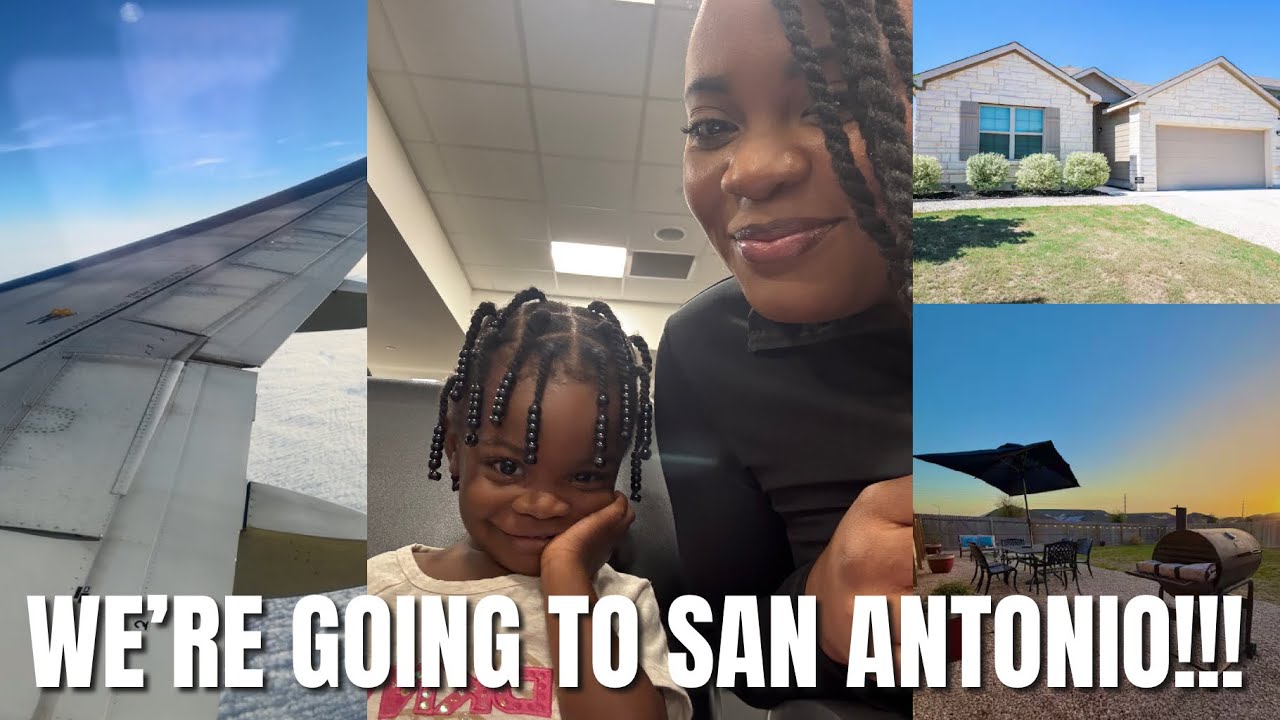 WE'RE GOING TO SAN ANTONIO!!! | TRAVEL VLOG | GRWM | AIRBNB TOUR