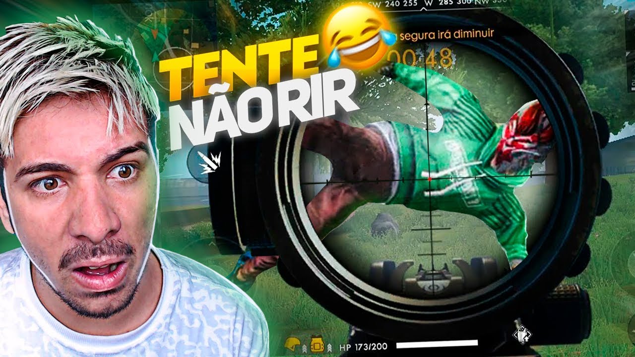 TENTE NÃO RI !! O TIRO MAIS ENGRAÇADO DO FREE FIRE