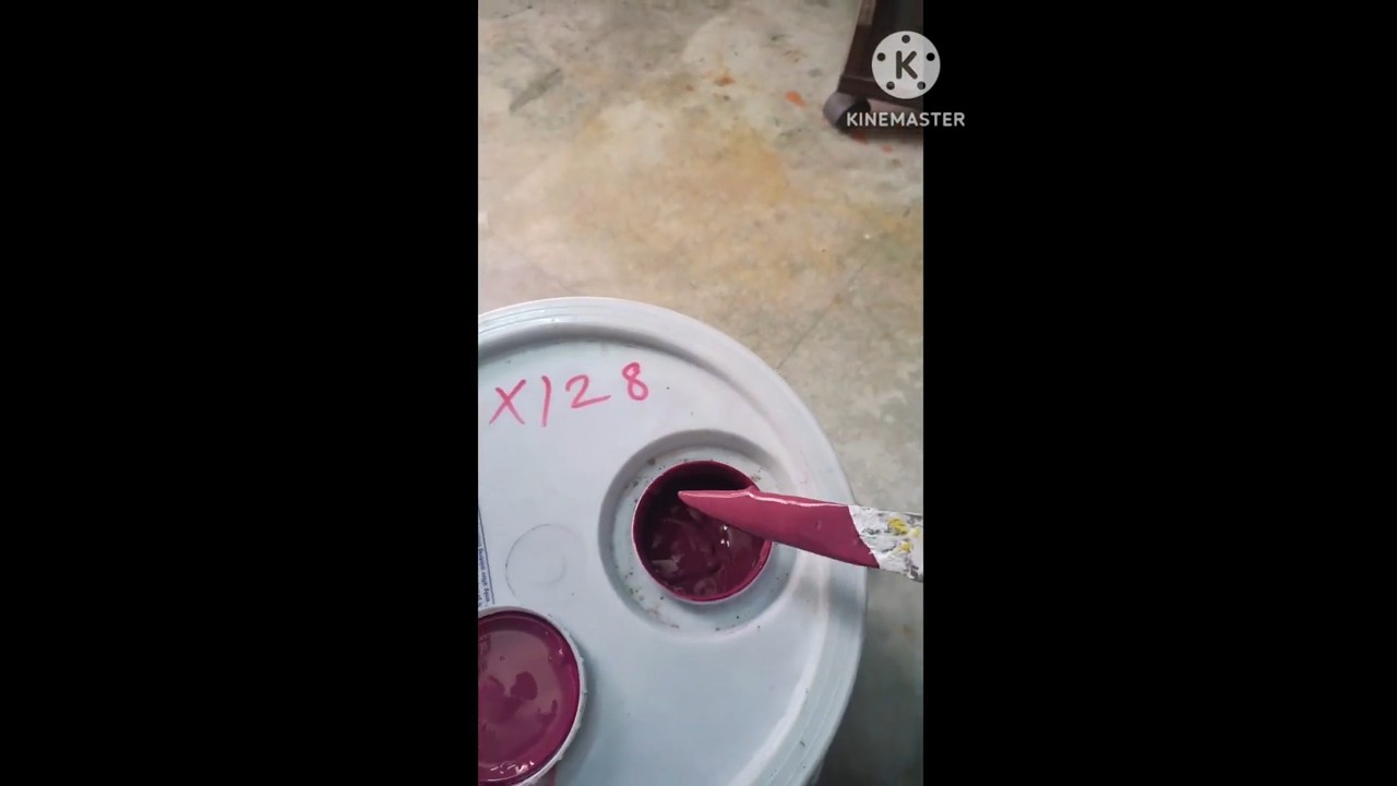 #Asianpaints APEX ADVANCED CODE (Dark cherry X128) EXTIROR #machine  #tinted colour mixing