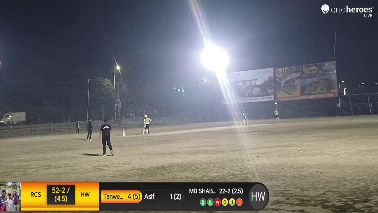 Razaa Cricket Stars vs Heaven Warrieros live cricket match | Emerging Night T20 Corporate Tournament