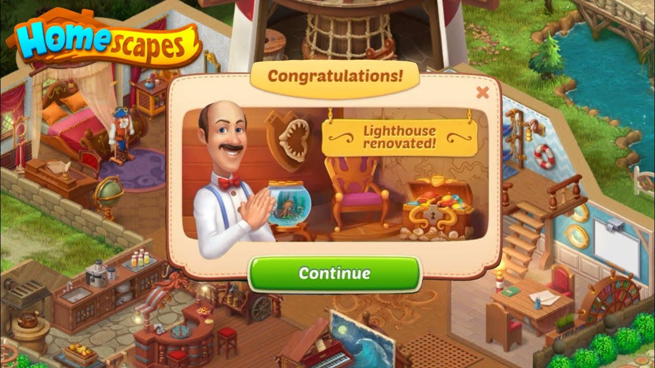 Homescapes - Lighthouse Completed - Day 5 - 6