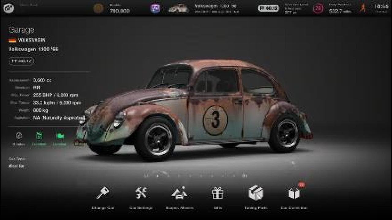 Gran Turismo 7 (PS5) Beetle Engine Swap (Porsche M64) - Customisation -