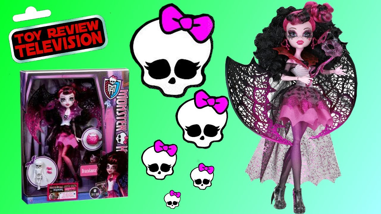 Monster High Ghouls Rule Draculaura Toy Doll Review Unboxing