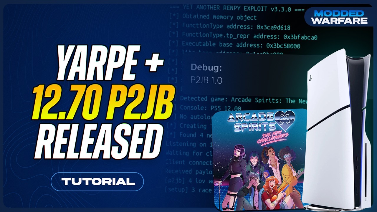 Взлом PS5 до версии 12.70 с помощью нового Yarp2jb.