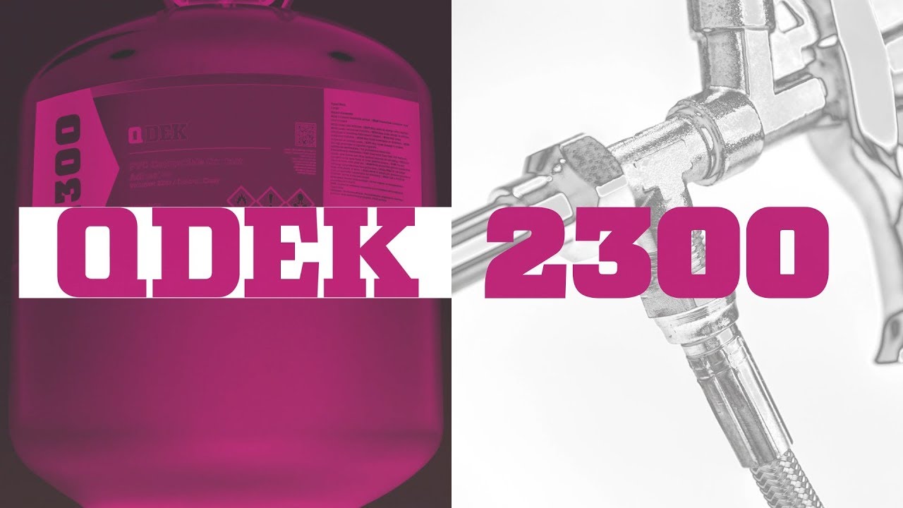 Q-Dek 2300 TUTORIAL - PVC Compatible Contact Adhesive