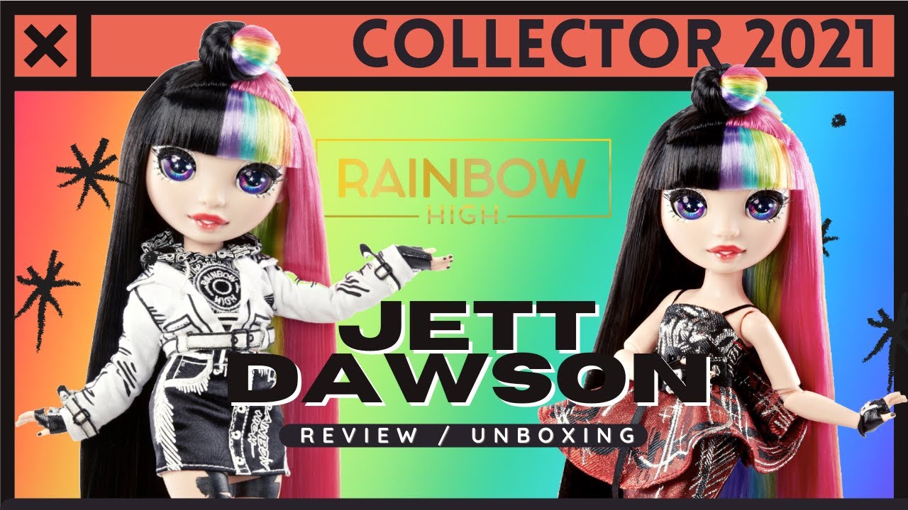 🖤 Unboxing & reseña de Jett Dawson | Rainbow High Edición coleccionista