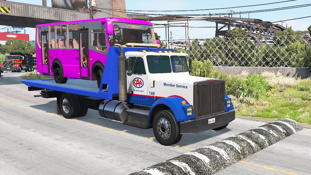 Trucks Vs Massive Speed Bumps #8 - BeamNG.Drive