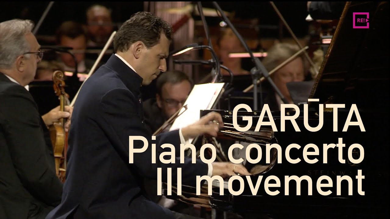 Garūta PIANO CONCERTO III mov | Reinis Zarins, LNSO, Lakstīgala