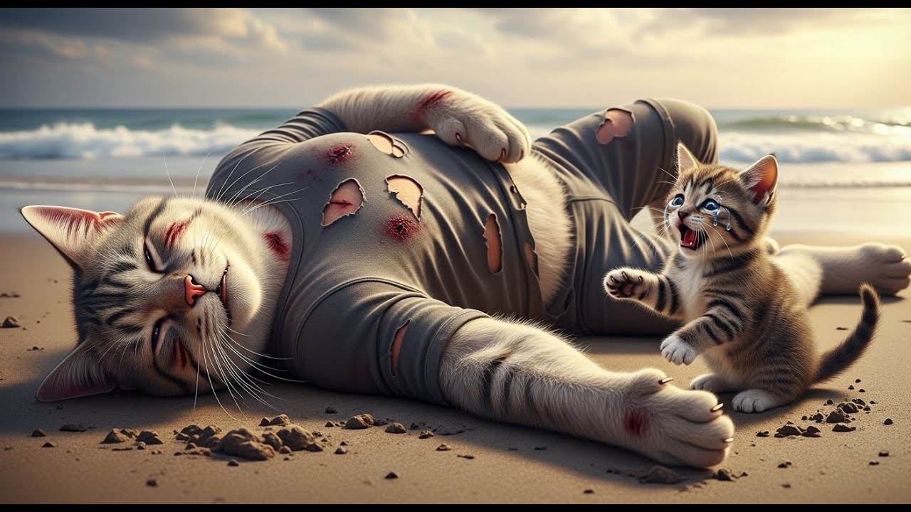 Meow the Cat Is in Trouble – Kitten & Baba Cat love Journey