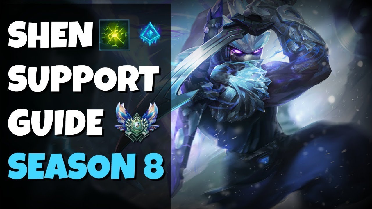 DIAMOND SHEN SUPPORT GUIDE SEASON 8! AFTERSHOCK/GLACIAL AUGMENT!