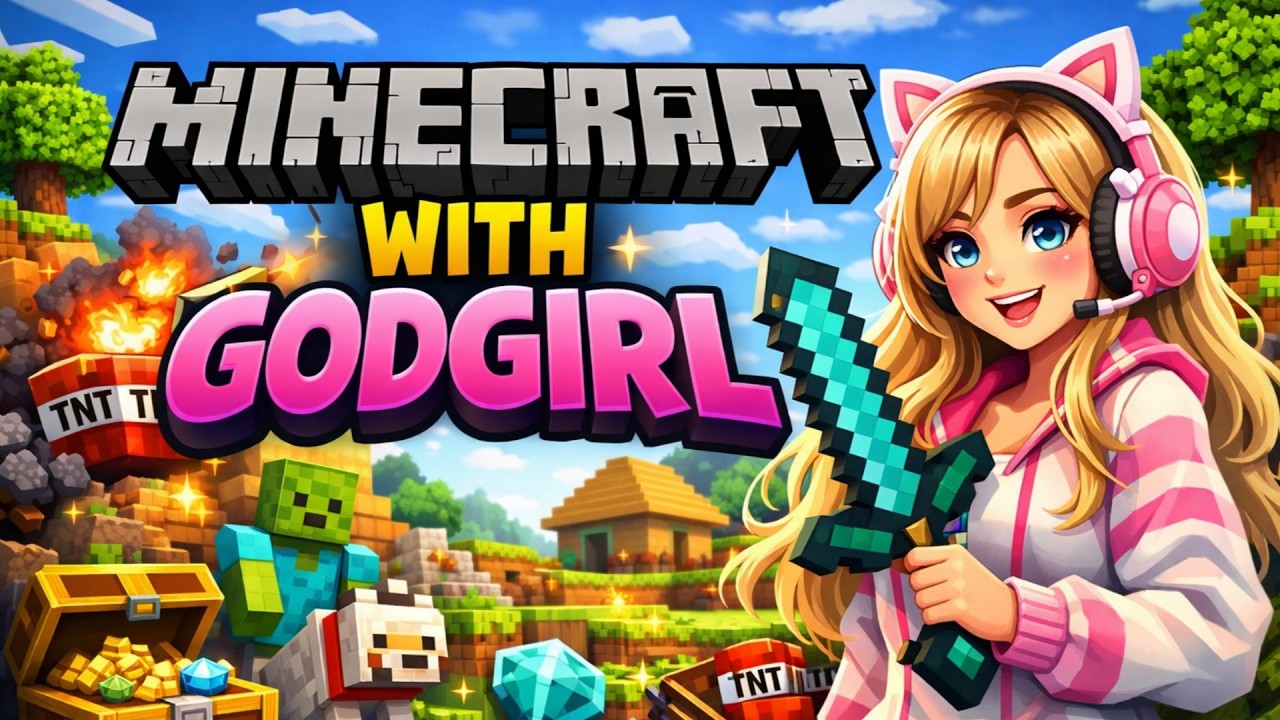 MINECRAFT  with  @Godgirl_gaming!    #minecraft