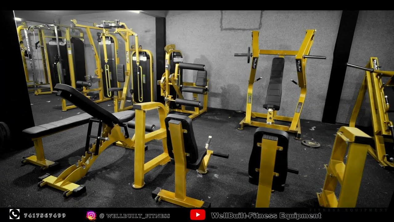 Complete Gym Setup in 5 Lakhs | Best Gym Setup under 5 Lakhs | Cheapest GYM Setup by Wellbuilt